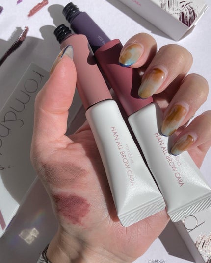 ハンオールブロウカラ/rom&nd/眉マスカラを使ったクチコミ(1枚目)