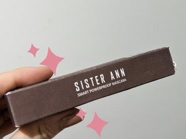 SISTER ANN スマートウォータープルーフマスカラのクチコミ「#提供
SISTER ANNのスマートウォータープルーフマスカラです☆
色は02番のブラウンで.....」（3枚目）