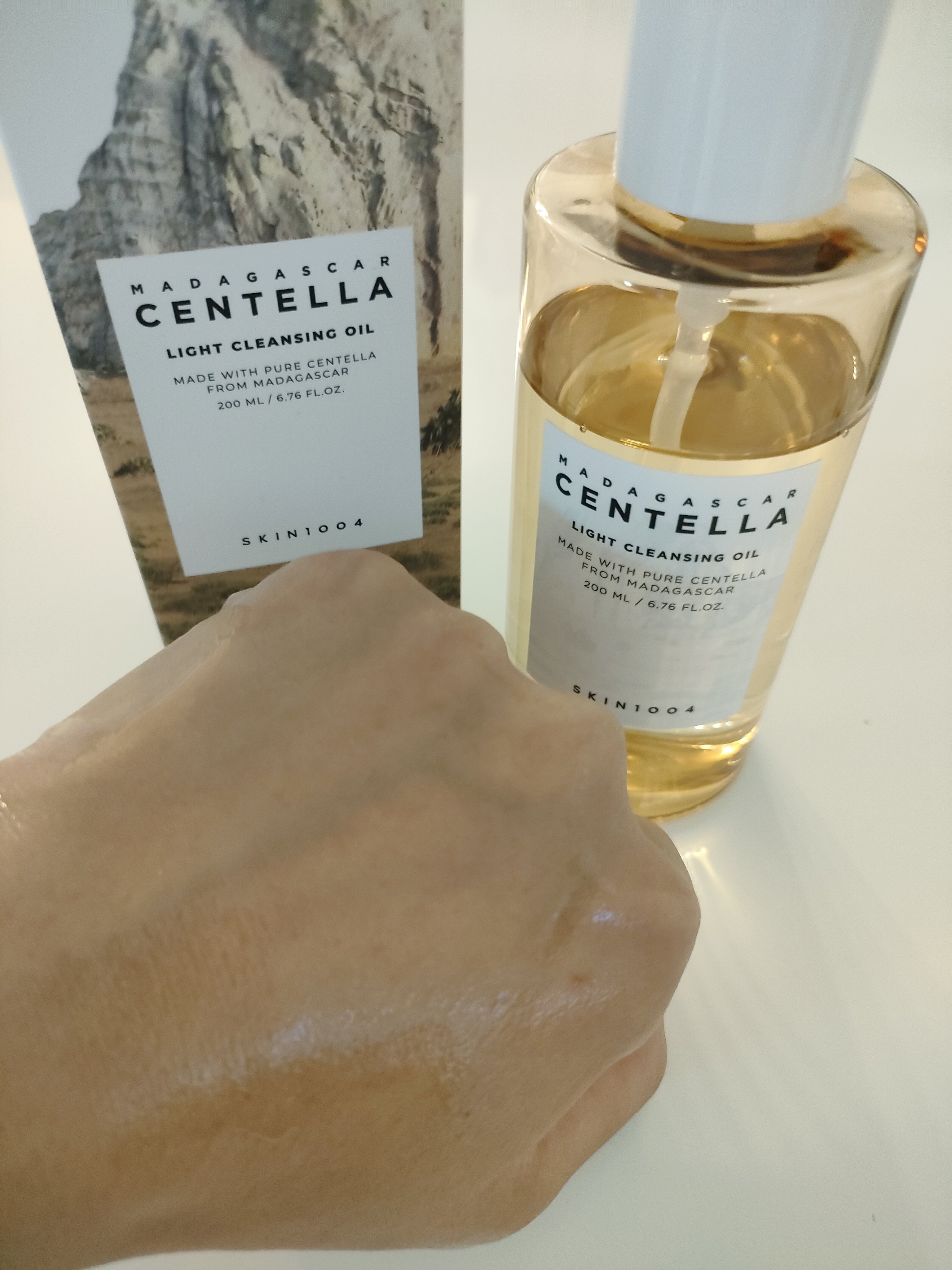 センテラ ライトクレンジングオイル/SKIN1004/オイルクレンジングを使ったクチコミ（2枚目）
