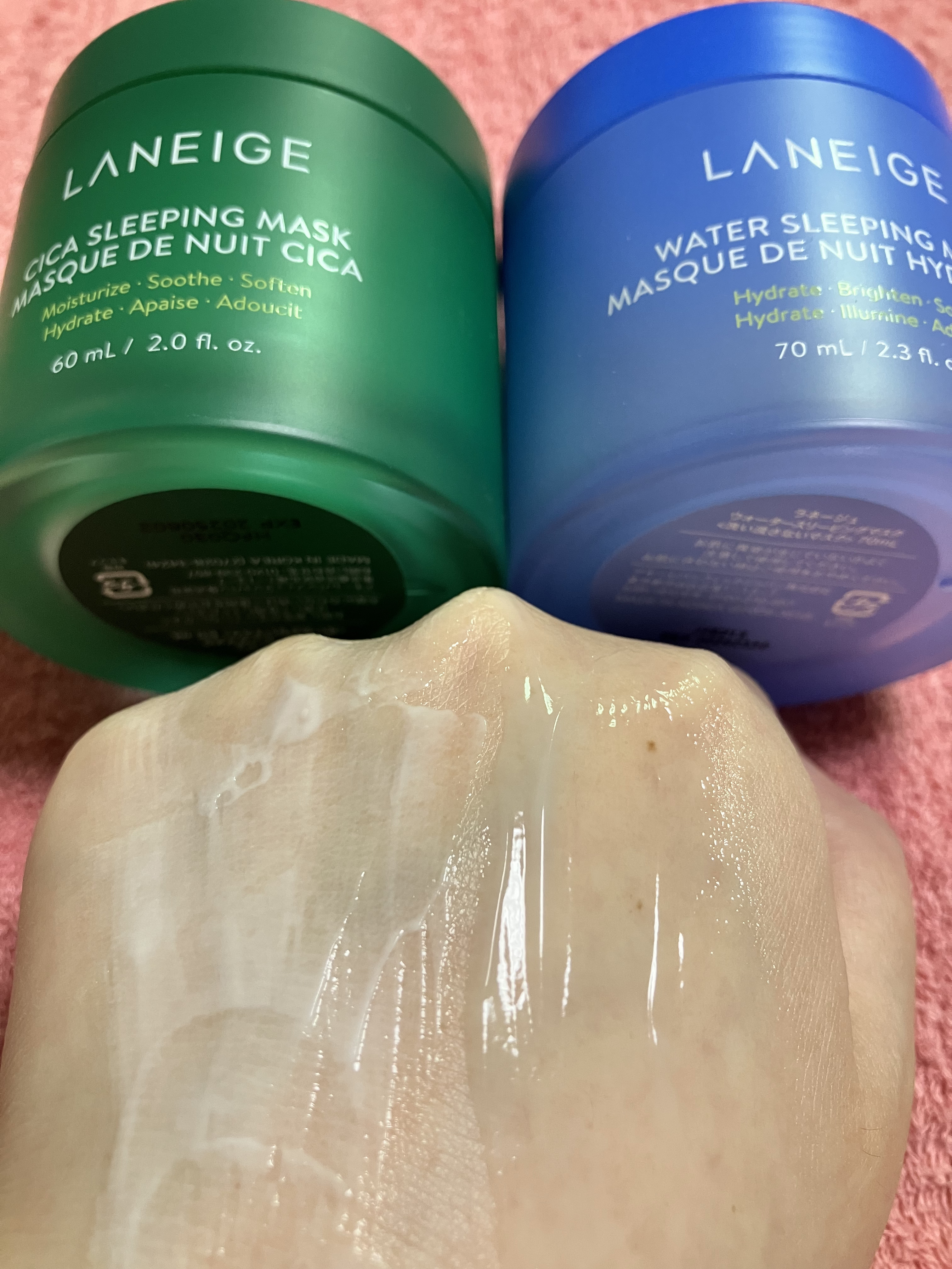 ウォータースリーピングマスク/LANEIGE/フェイスクリームを使ったクチコミ（2枚目）