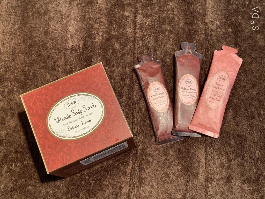 ヘッドスクラブ デリケート・ジャスミン/SABON/ヘッドスクラブを使ったクチコミ（2枚目）