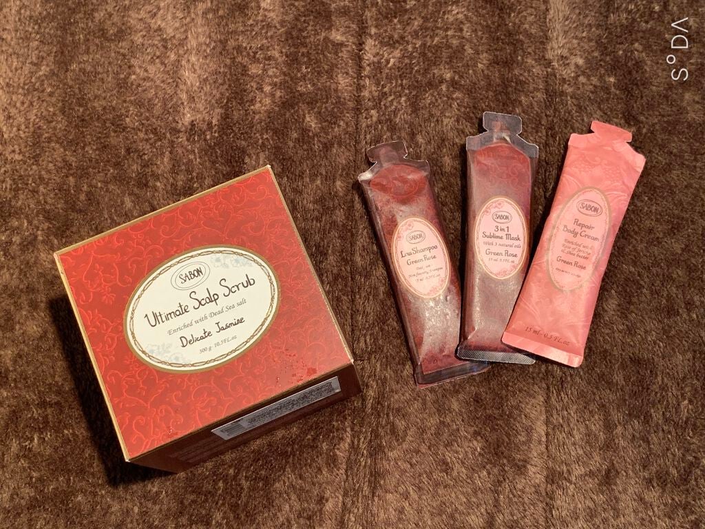 ヘッドスクラブ デリケート・ジャスミン/SABON/ヘッドスクラブを使ったクチコミ(2枚目)