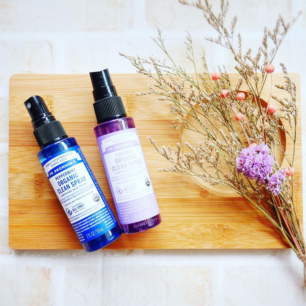 オーガニッククリーンスプレー   ラベンダー/Dr. Bronner's Magic Soaps(海外)/その他を使ったクチコミ（1枚目）
