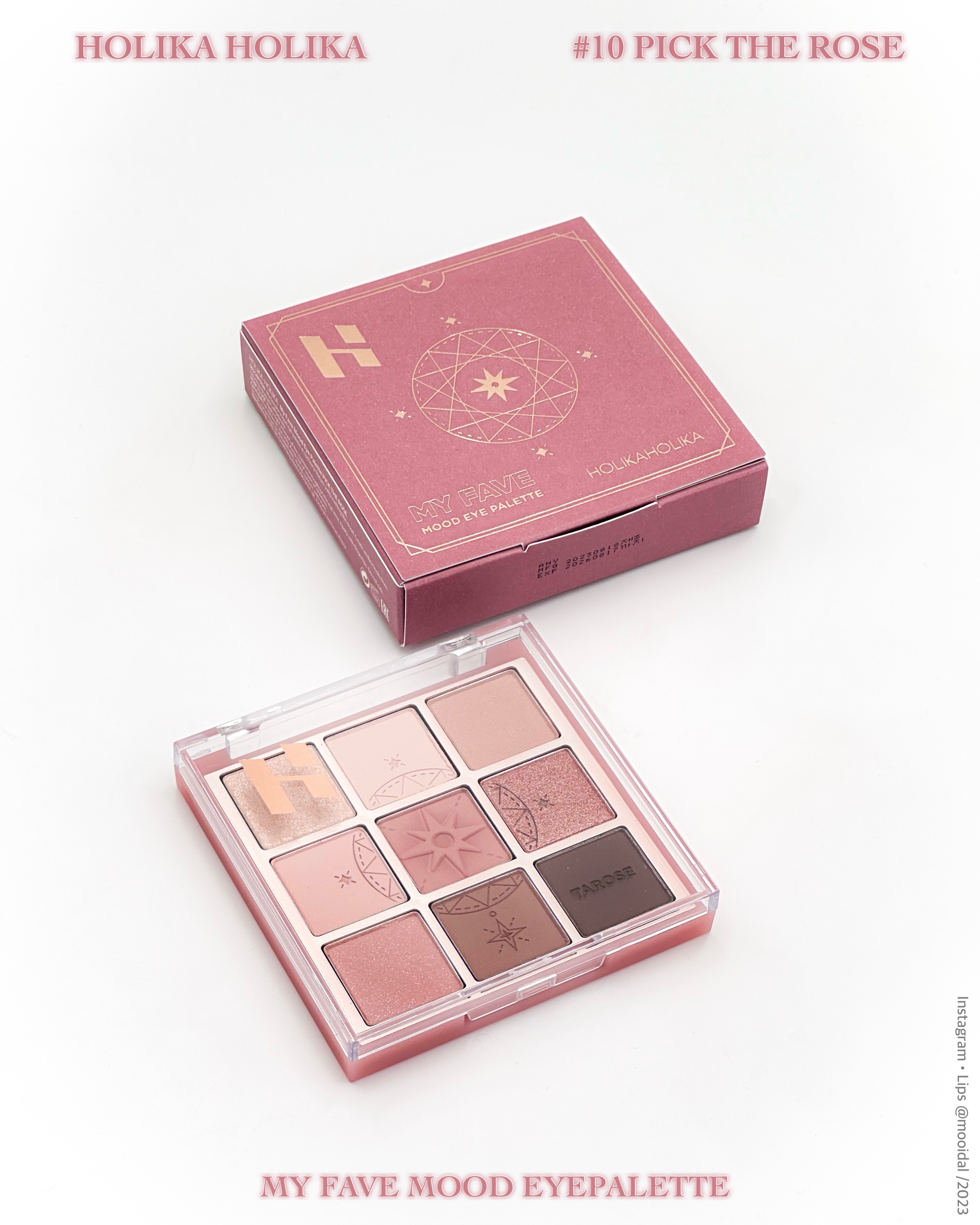 マイフェイブムードアイパレット 9カラー/HOLIKA HOLIKA/アイシャドウパレットを使ったクチコミ（2枚目）