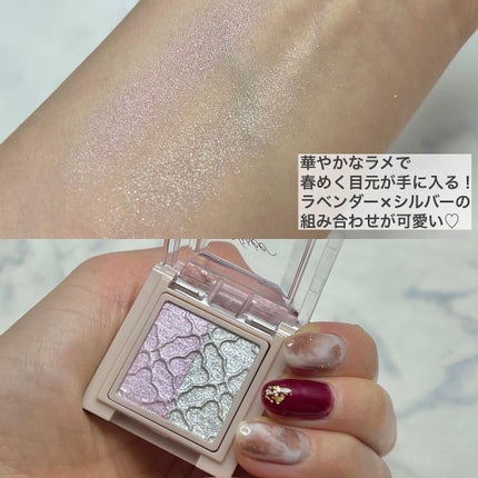 リシェ ダズリング デュオ アイズ/Visée/アイシャドウパレットを使ったクチコミ(2枚目)