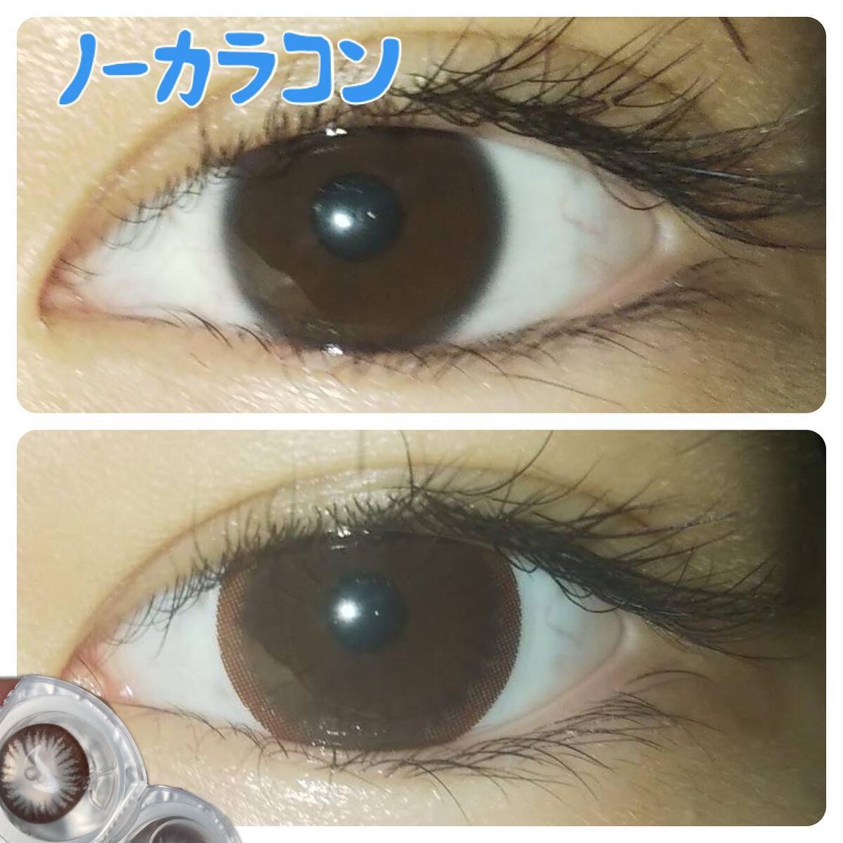 ちゃんぶぅ 投稿ある方フォロバします💕 on LIPS 「大娘のカラコン初デビューは…『RINGplusヴィヴィッドヴェ..」(2枚目)