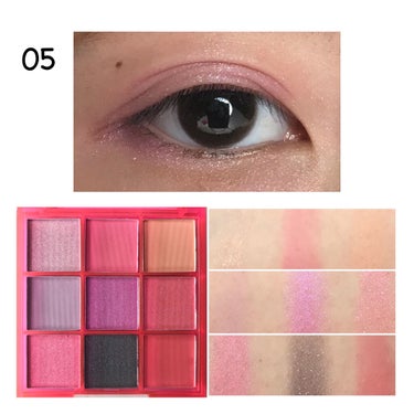 UR GLAM　BLOOMING EYE COLOR PALETTE/U R GLAM/アイシャドウパレットを使ったクチコミ（6枚目）