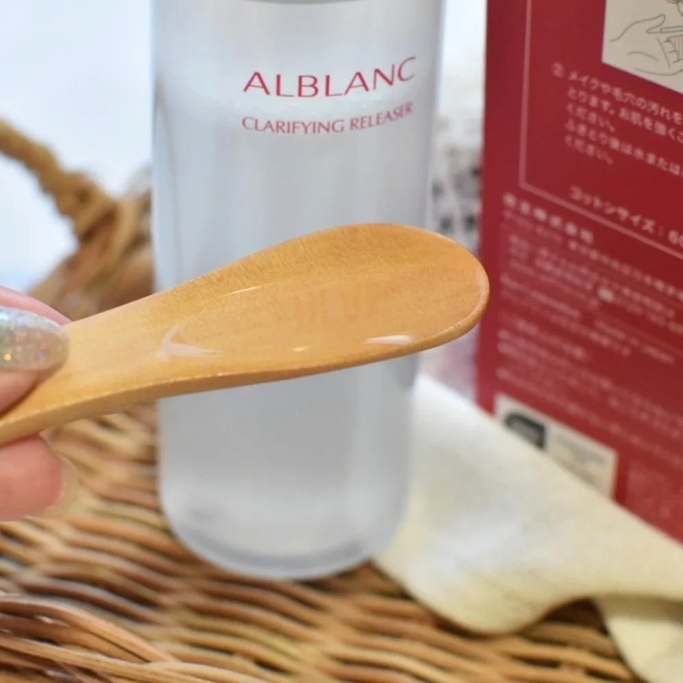 クラリファイイング リリーサー 専用コットン/ALBLANC/クレンジングウォーターを使ったクチコミ（3枚目）