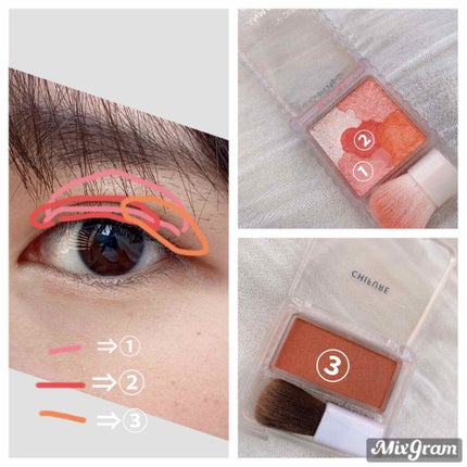 グロウフルールチークス/キャンメイク/パウダーチークを使ったクチコミ(2枚目)