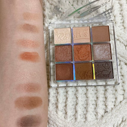 クォーツ 9色アイシャドウパレット(ドリームランドアイシャドウ)/ZEESEA/アイシャドウパレットを使ったクチコミ(4枚目)