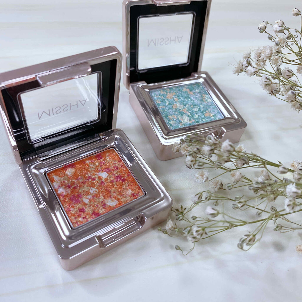 グリッタープリズム シャドウ/MISSHA/グリッターを使ったクチコミ（2枚目）