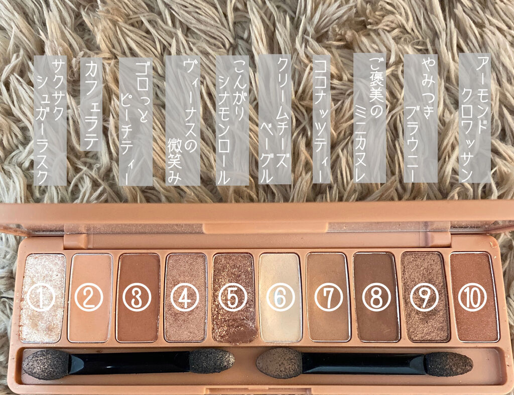 プレイカラー アイシャドウ/ETUDE/アイシャドウパレットを使ったクチコミ（3枚目）