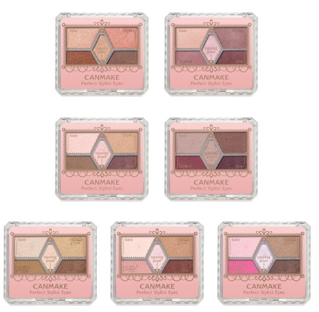 【旧品】パーフェクトスタイリストアイズ/キャンメイク/アイシャドウパレットを使ったクチコミ(1枚目)