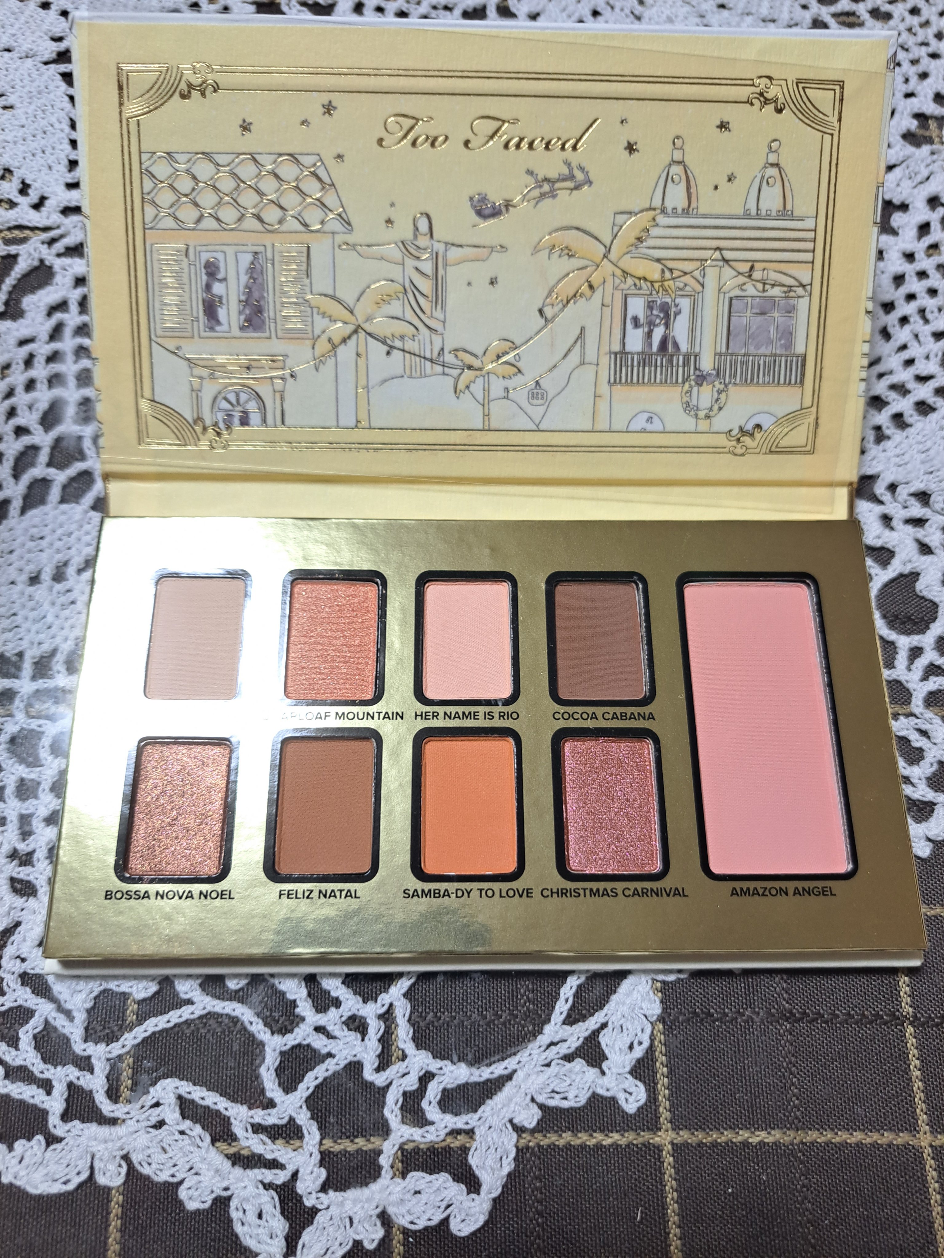 クリスマス イン リオ フェィス&アイパレット/Too Faced/アイシャドウパレットを使ったクチコミ（2枚目）