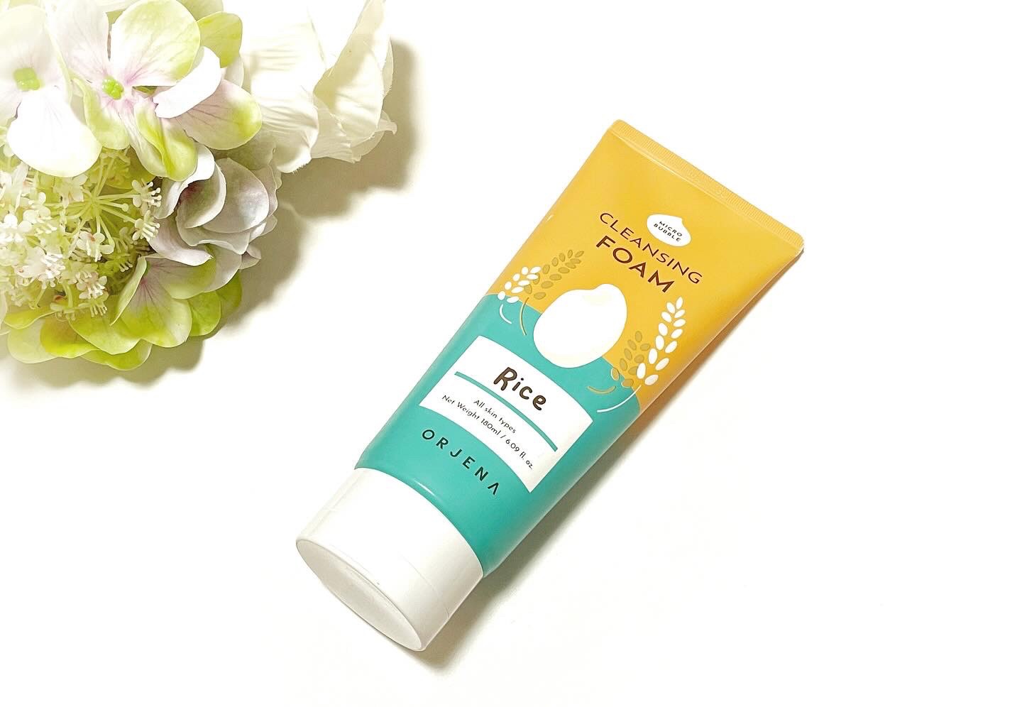 SMILE DAY CLEANSING FOAM - RICE/ORJENA/洗顔フォームを使ったクチコミ（1枚目）