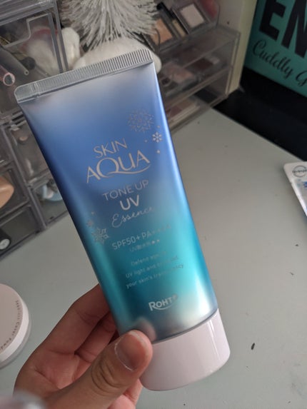 スキンアクア トーンアップUVエッセンス/スキンアクア/日焼け止めクリームを使ったクチコミ(4枚目)