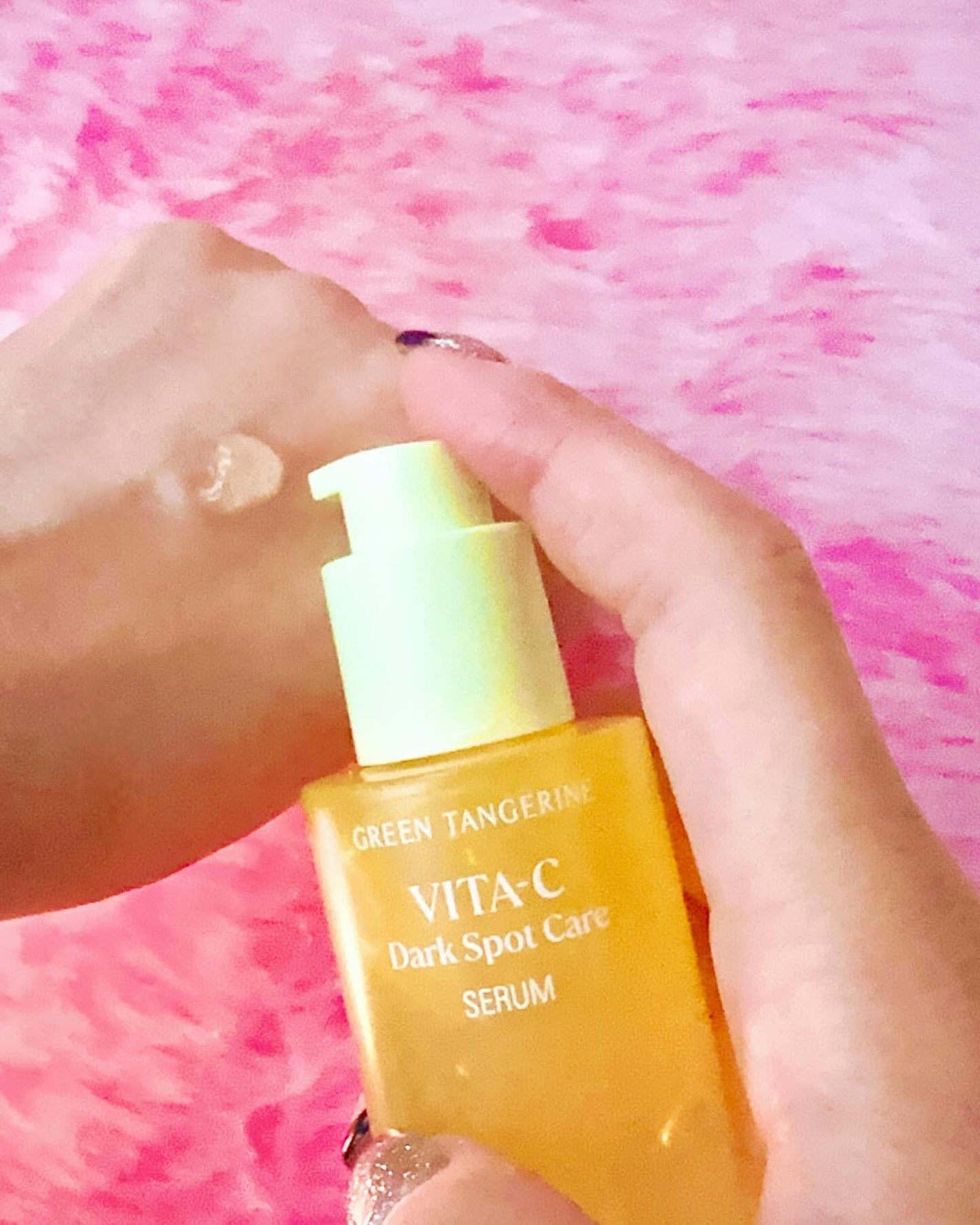 グリーンタンジェリン ビタC ダークスポットケアセラム/goodal/美容液を使ったクチコミ(7枚目)