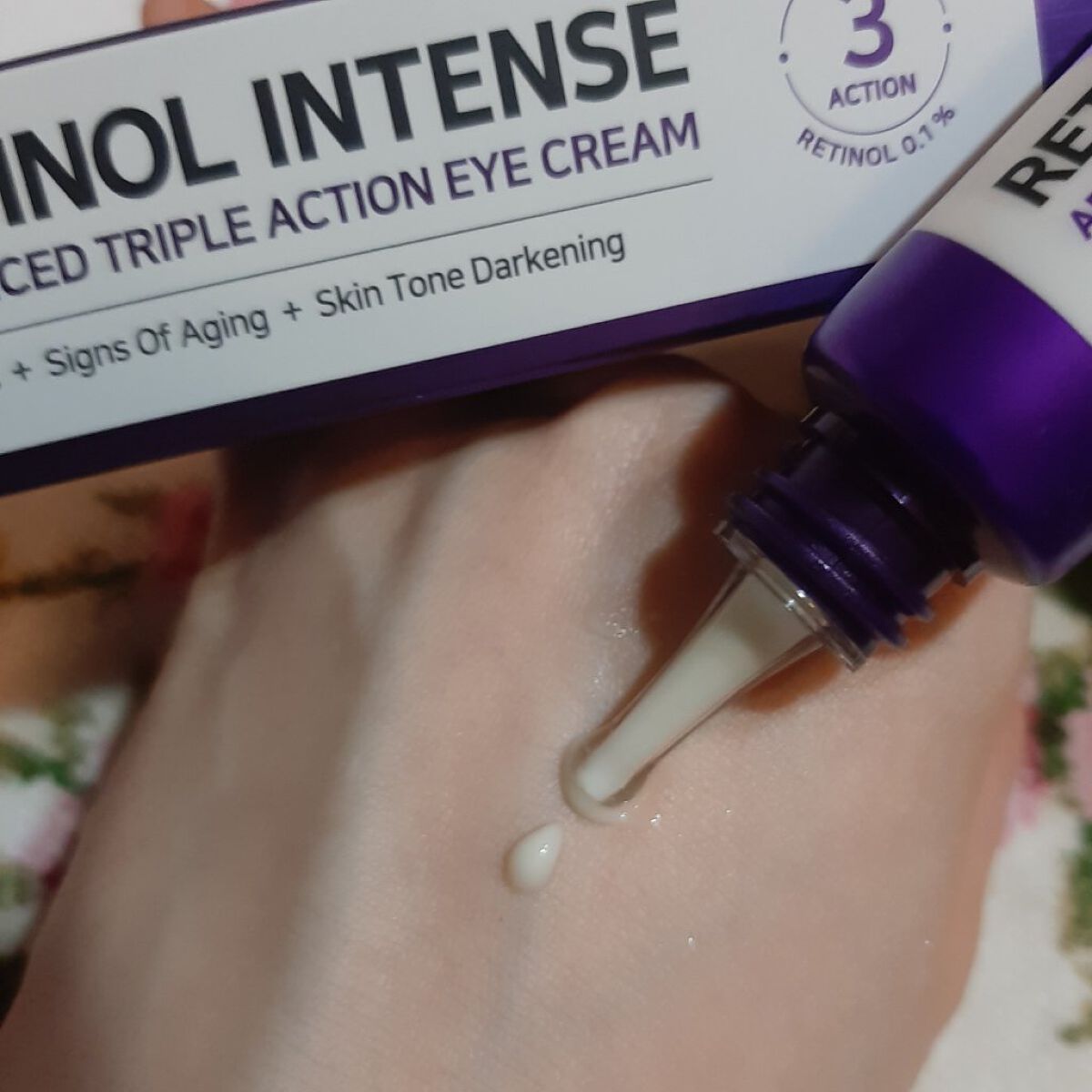 レチノールインテンシブ アドバンスドトリプルアクションアイクリーム/SOME BY MI/アイケア・アイクリームを使ったクチコミ（3枚目）