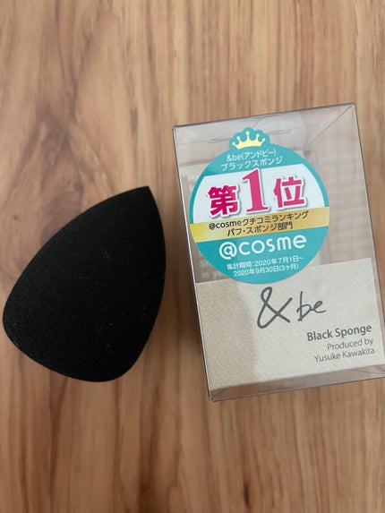 &be ブラックスポンジ/&be/パフ・スポンジを使ったクチコミ(1枚目)