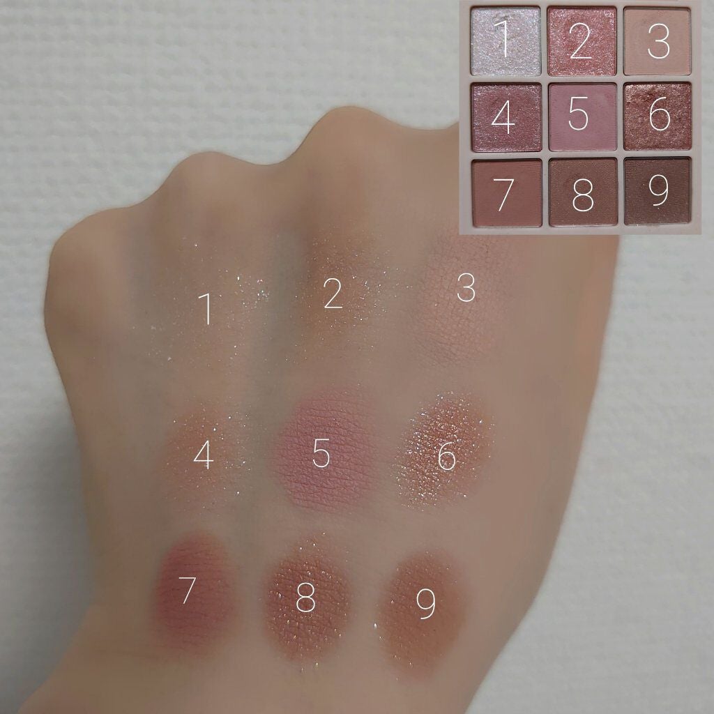 シャドウパレット/dasique/アイシャドウパレットを使ったクチコミ(2枚目)