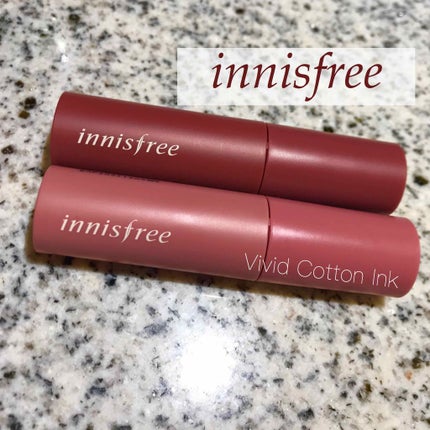 ビビッドコットン インクティント/innisfree/口紅を使ったクチコミ(1枚目)