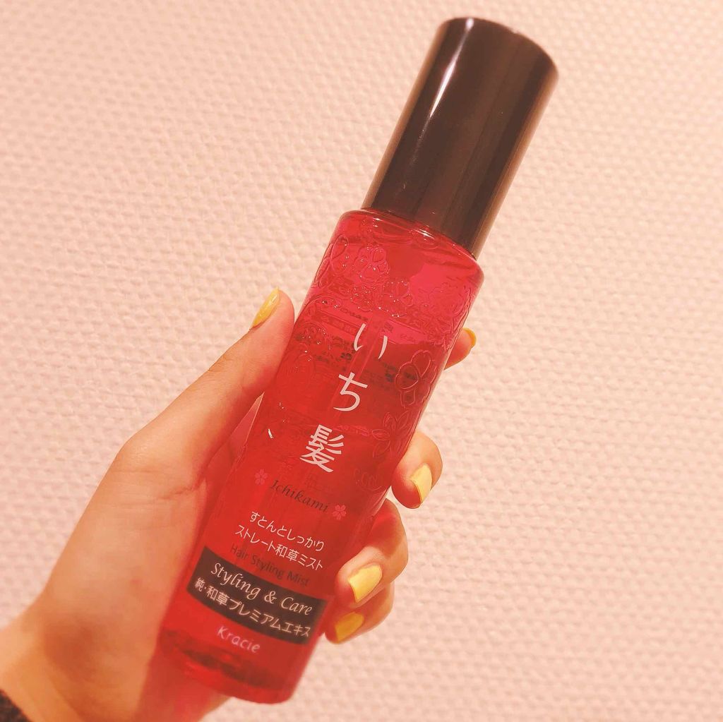 すとんとしっかりストレート和草ミスト/いち髪/ヘアミストを使ったクチコミ（1枚目）