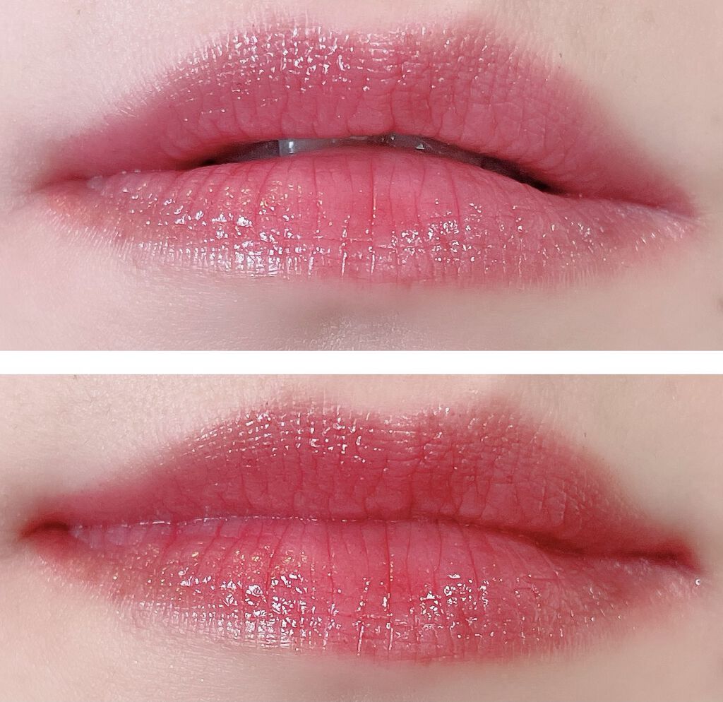 ルージュ ココ フラッシュ 156 デリカテス/CHANEL/口紅を使ったクチコミ（3枚目）