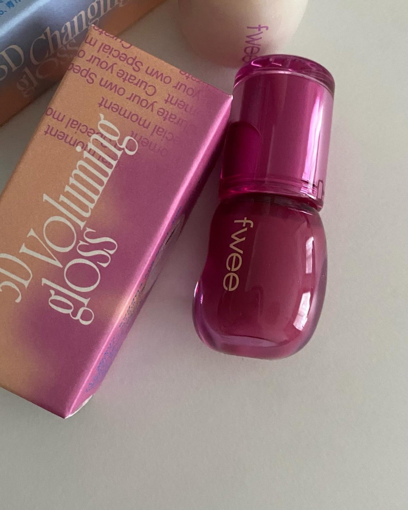 フィー 3Dボリューミンググロス/fwee/リップグロスを使ったクチコミ(3枚目)