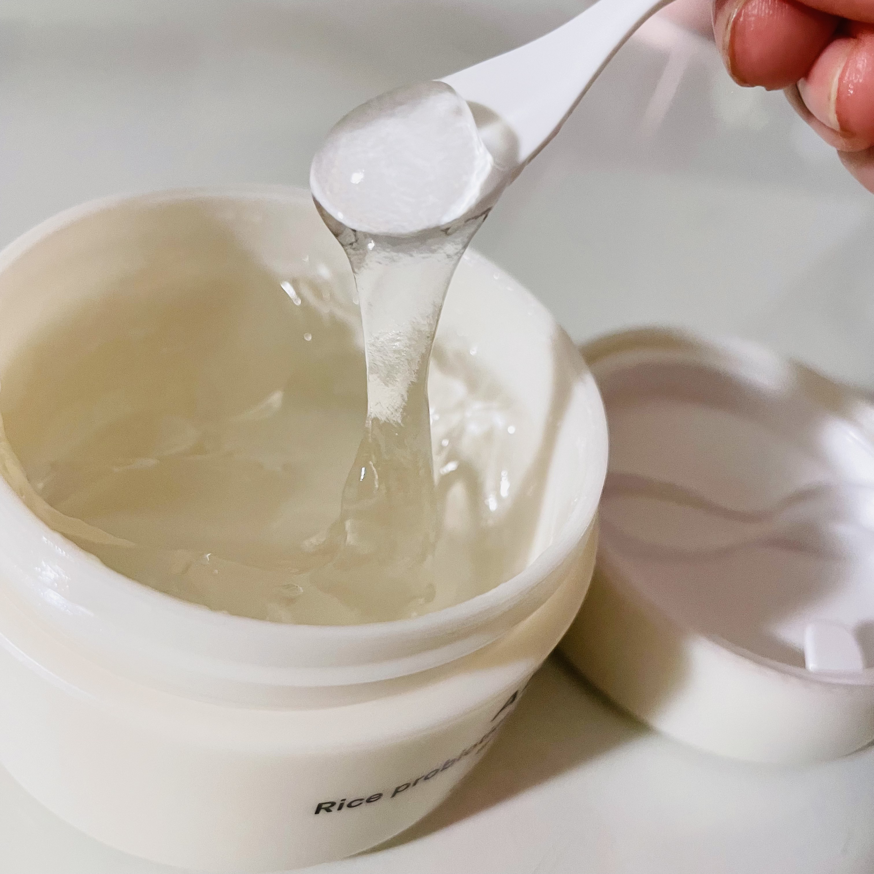 ライス プロバイオティクス オーバーナイトバリアゼリー/Abib /その他スキンケアを使ったクチコミ（1枚目）