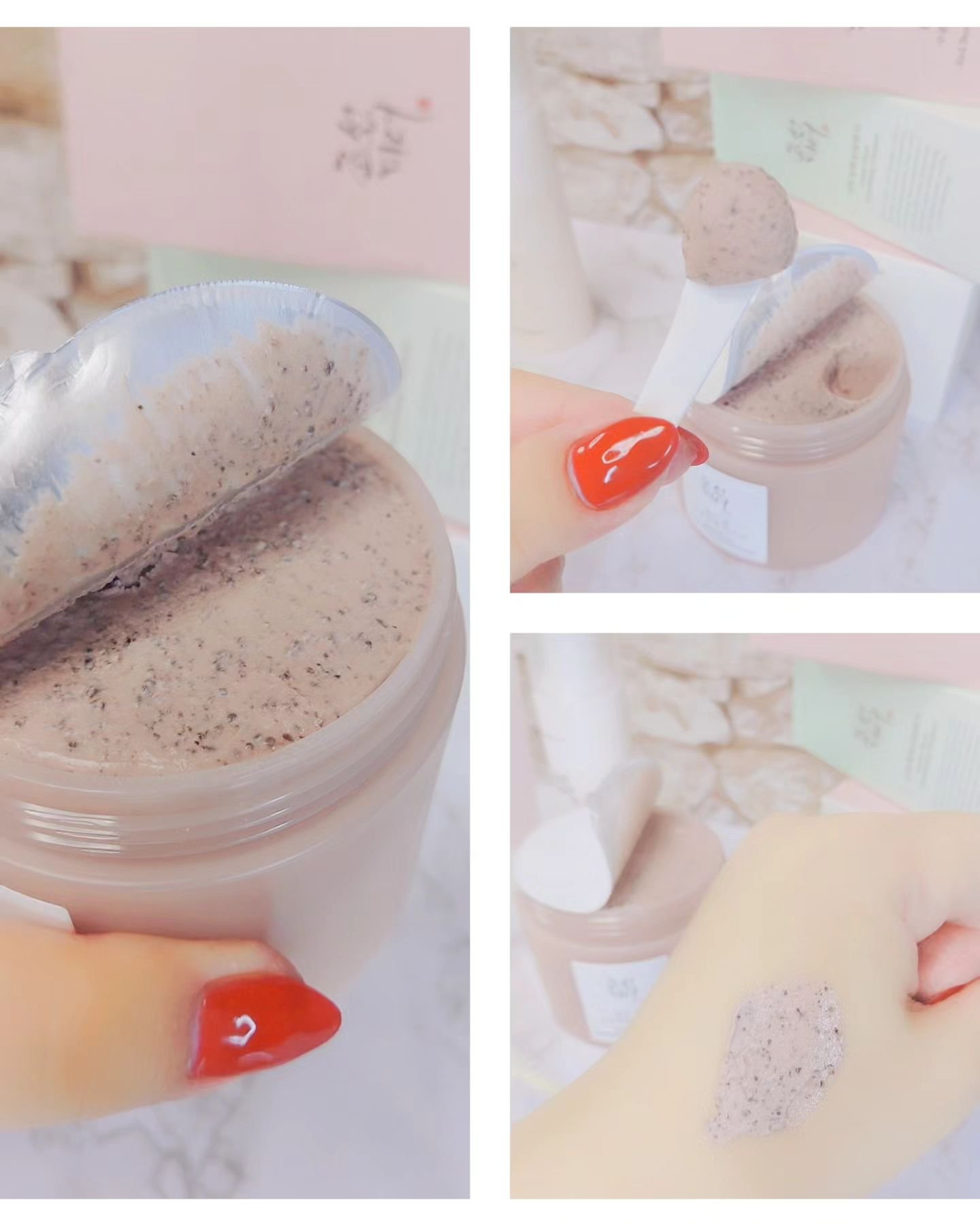 Red Bean Refreshing Pore Mask/Beauty of Joseon/洗い流すパック・マスクを使ったクチコミ（2枚目）