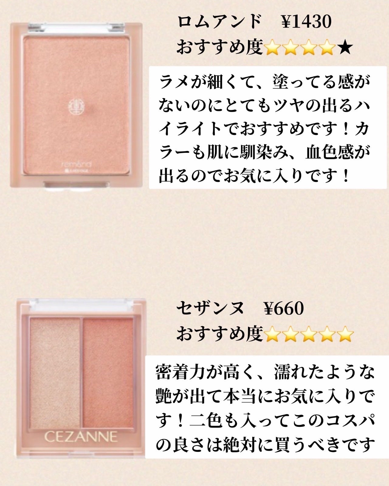 パールグロウハイライト/CEZANNE/パウダーハイライトを使ったクチコミ(4枚目)