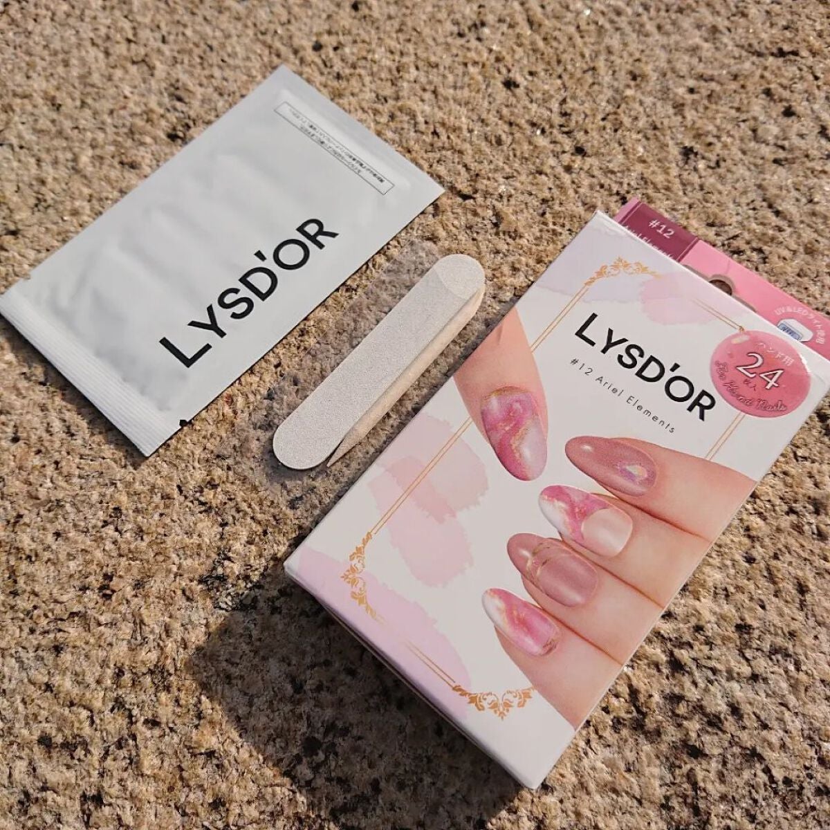 セミキュアジェルネイルシール ハンド用/LYSD’OR/ネイルシールを使ったクチコミ(3枚目)