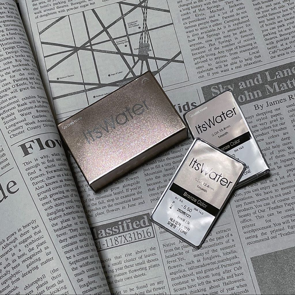 It's Water/THEPIEL/カラーコンタクトレンズを使ったクチコミ（1枚目）