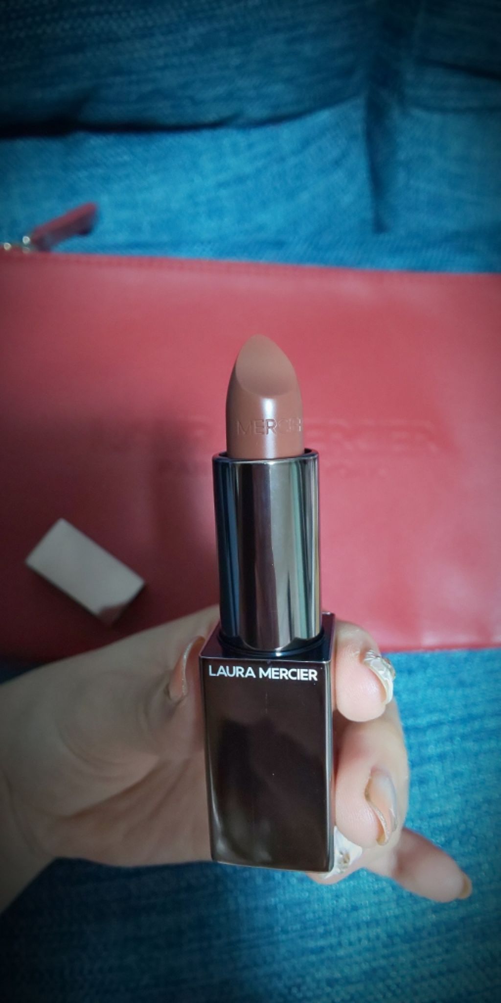 ルージュ エッセンシャル シルキー クリーム リップスティック/ローラ メルシエ/口紅を使ったクチコミ（3枚目）