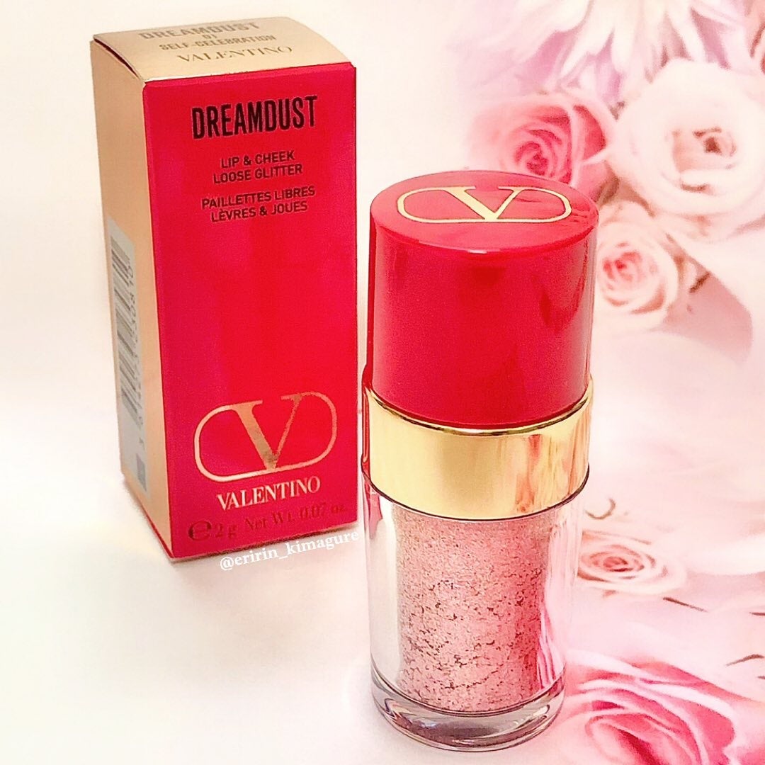 ドリームダスト リップ&チーク/ヴァレンティノ ビューティ/リキッドアイシャドウを使ったクチコミ(2枚目)