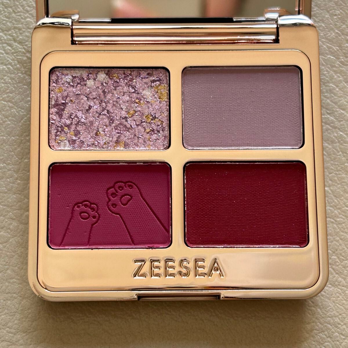 アニマルアイシャドウ(4シェード)/ZEESEA/アイシャドウパレットを使ったクチコミ(4枚目)