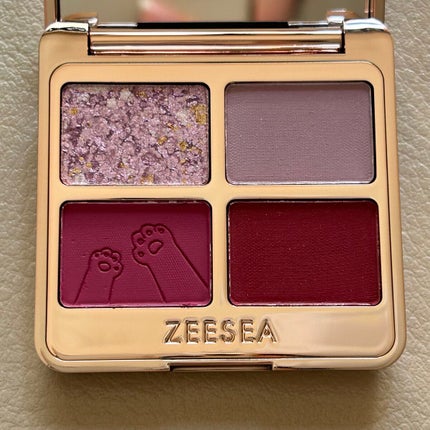 アニマルアイシャドウ(4シェード)/ZEESEA/アイシャドウパレットを使ったクチコミ(4枚目)