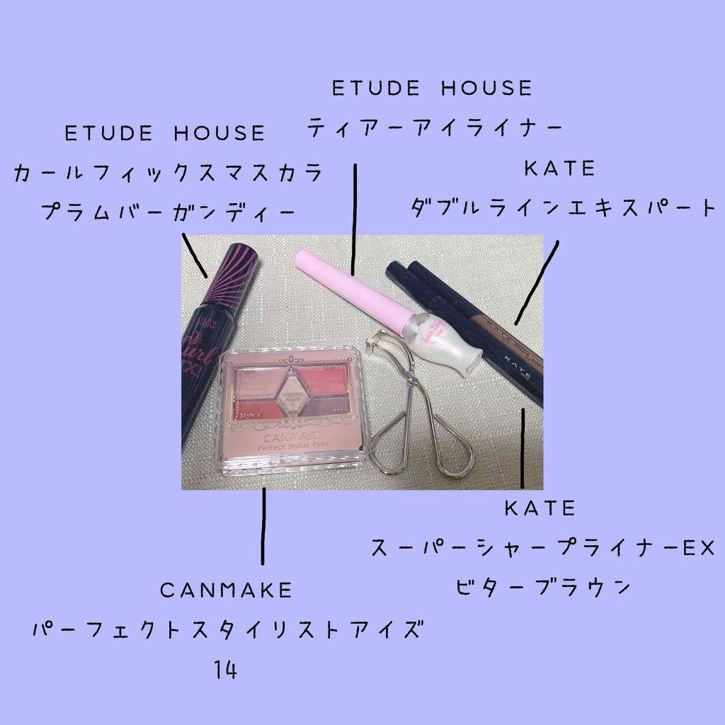 ティアー アイライナー/ETUDE/リキッドアイライナーを使ったクチコミ（2枚目）