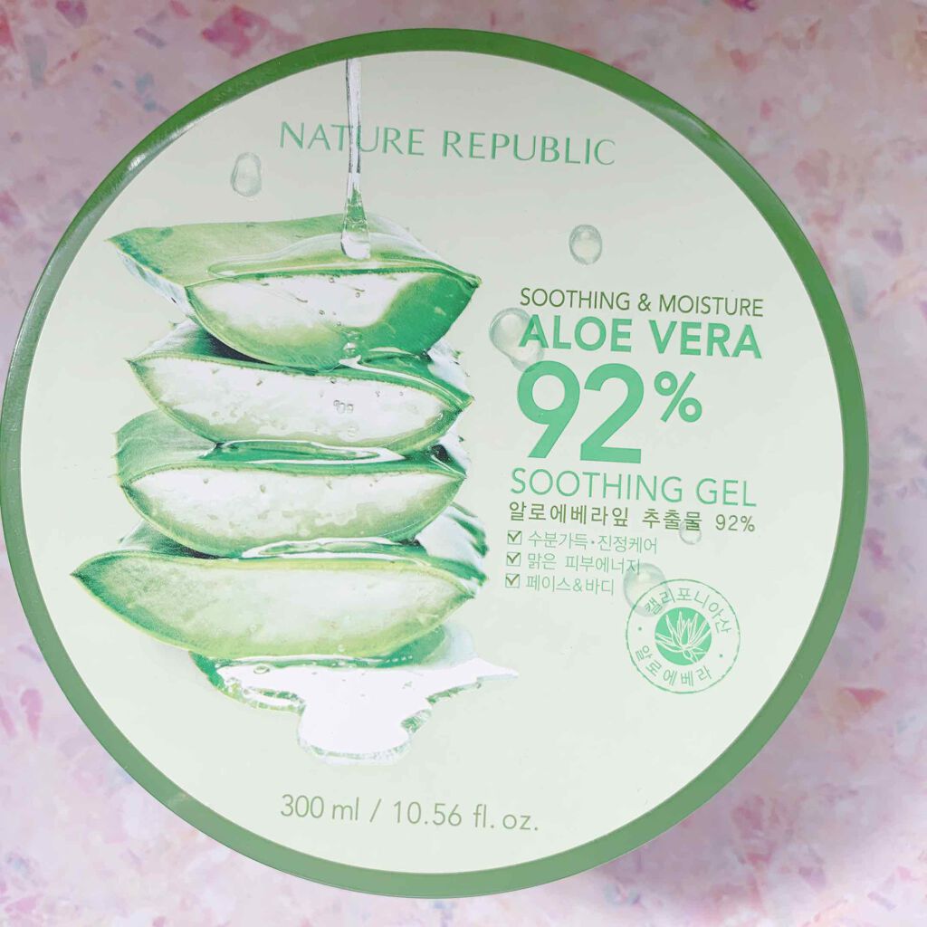 マイルド&モイスチャーアロエジェル/ネイチャーリパブリック/ボディローションを使ったクチコミ(1枚目)