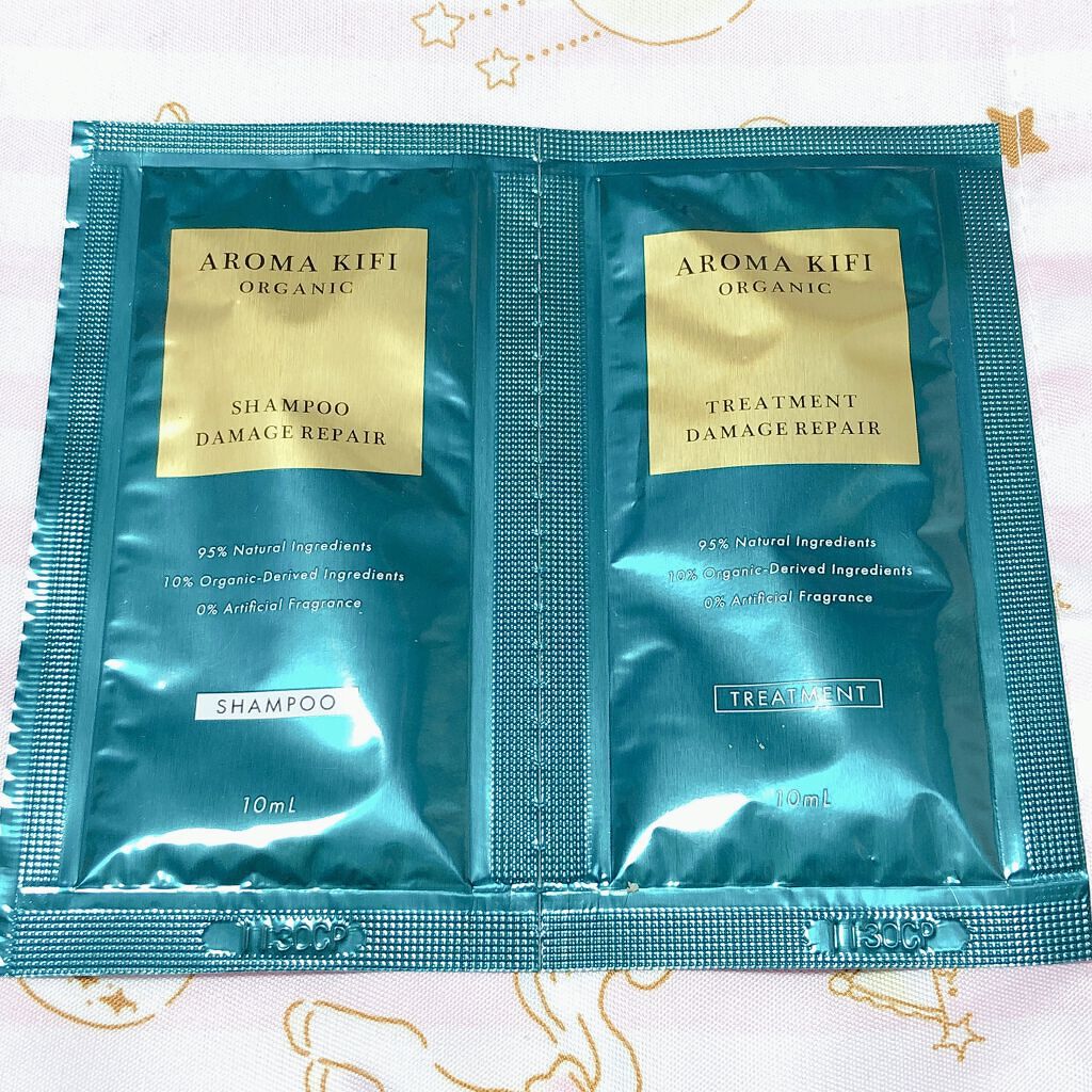 オーガニック シャンプー/トリートメント<ダメージリペア>/AROMA KIFI/シャンプー・コンディショナーを使ったクチコミ(1枚目)