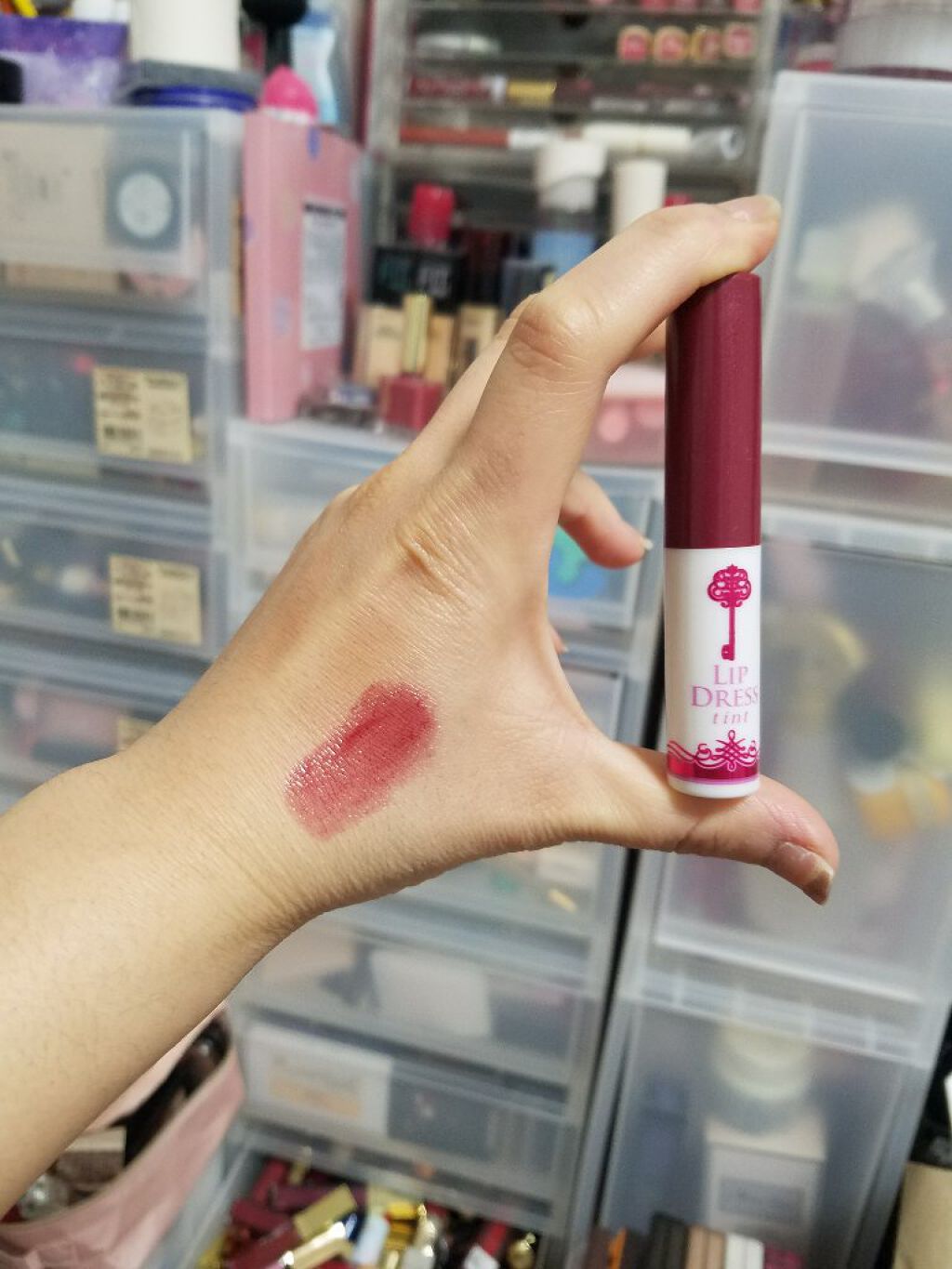 リップドレスティント/近江兄弟社/リップティントを使ったクチコミ（1枚目）