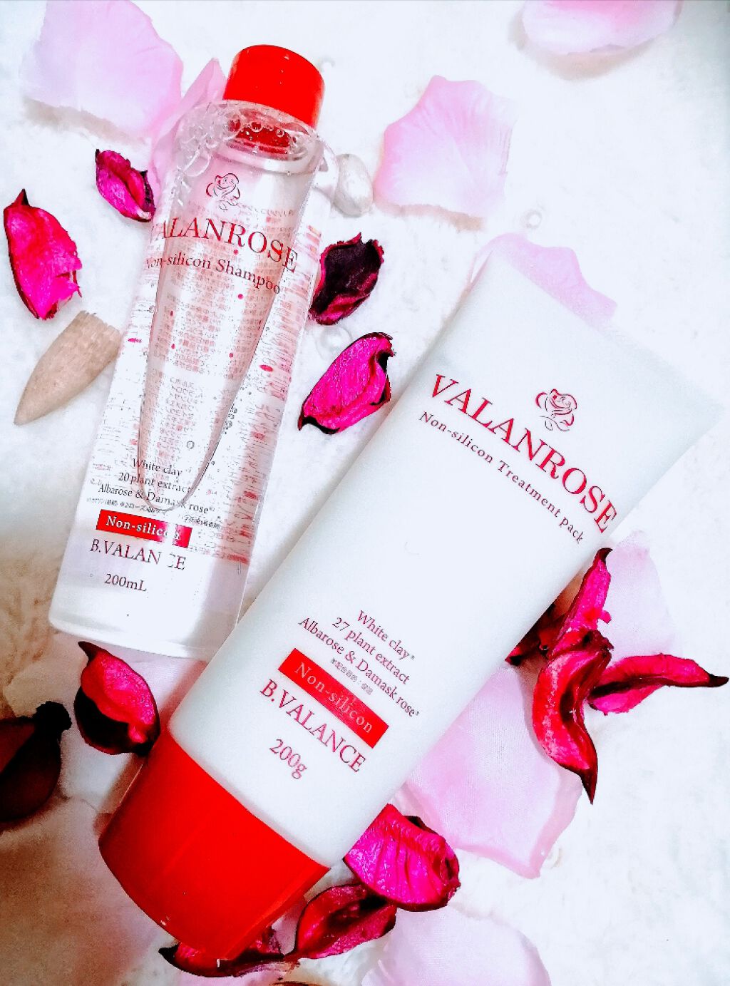 ノンシリコンシャンプー＆トリートメント/VALANROSE/市販シャンプーを使ったクチコミ（1枚目）