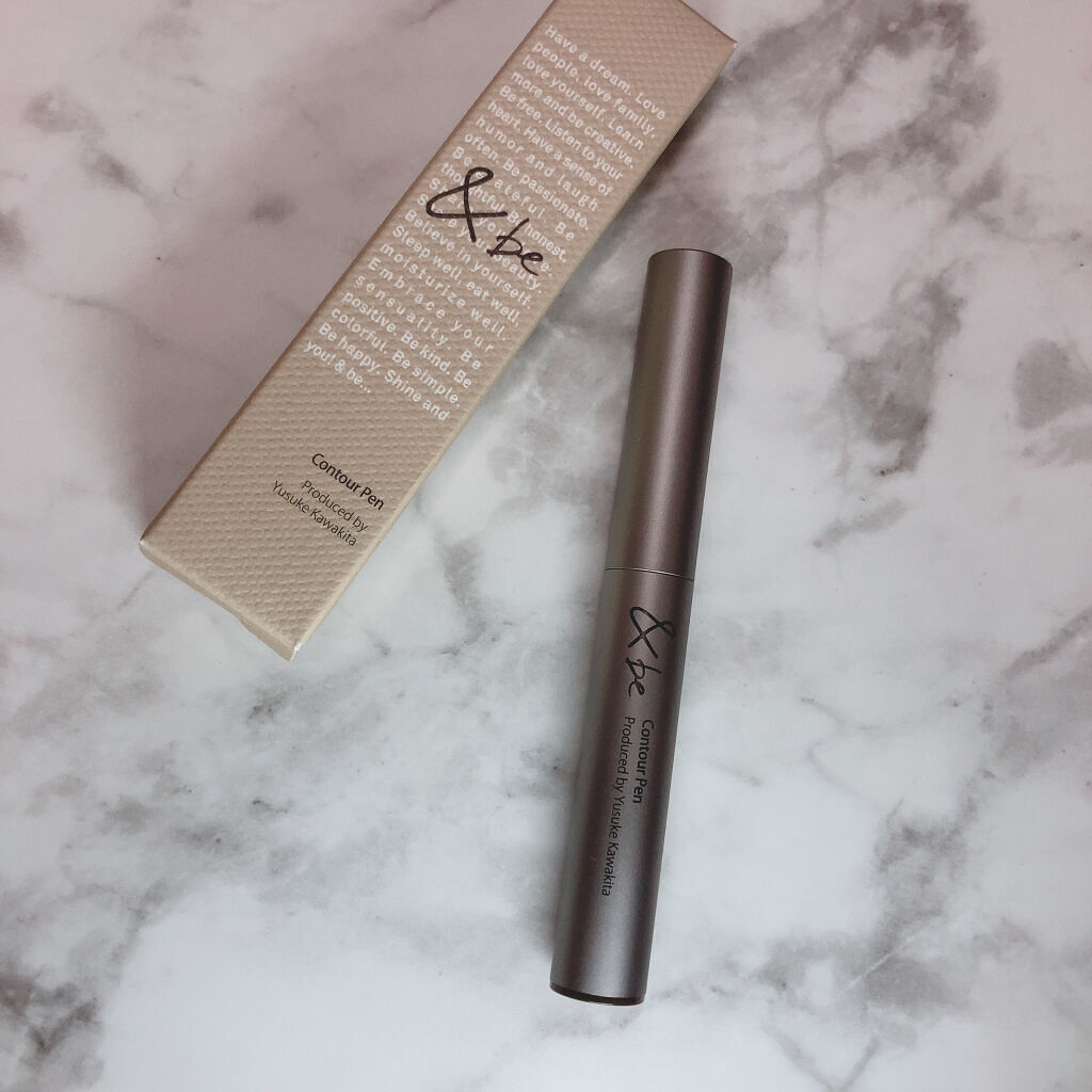 &be コントゥアペン/＆be/シェーディングを使ったクチコミ（1枚目）