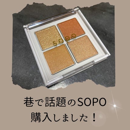 アイパレット/sopo/アイシャドウパレットを使ったクチコミ(2枚目)