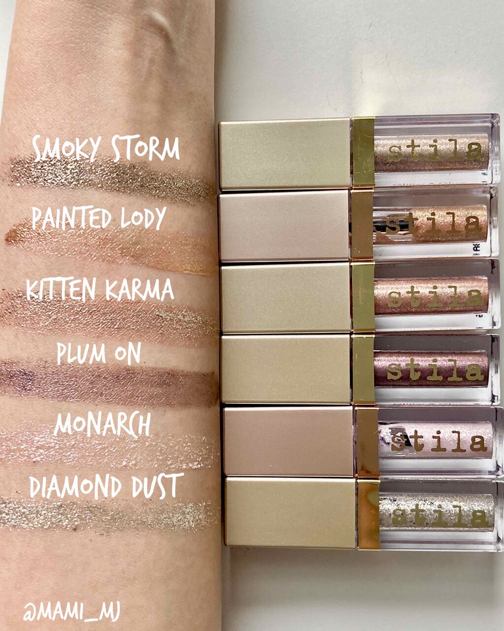 グリッター&グロウ リキッドアイシャドウ/stila/グリッターを使ったクチコミ（1枚目）