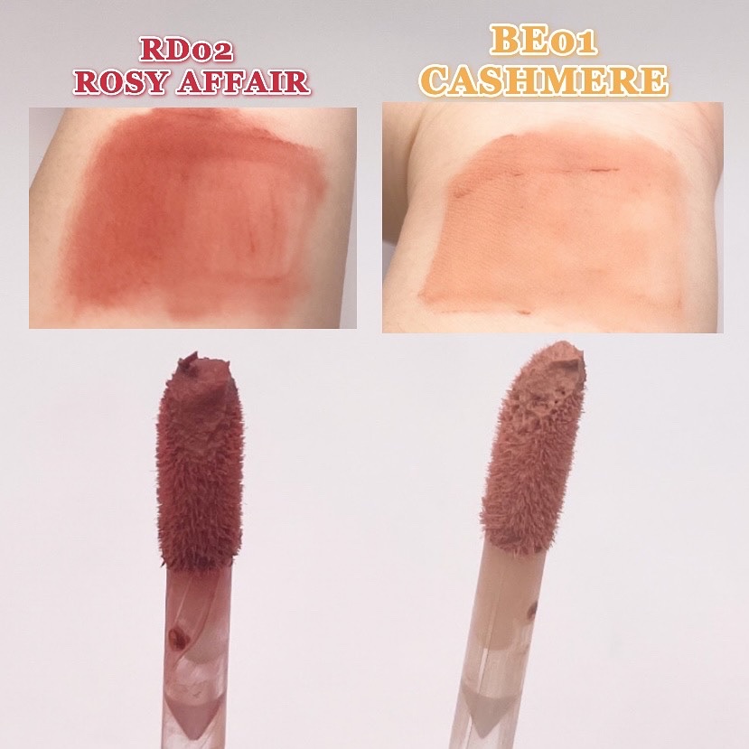 シアーベルベットベールティント  RD02 ラブミー/BANILA CO/リップティントを使ったクチコミ（3枚目）