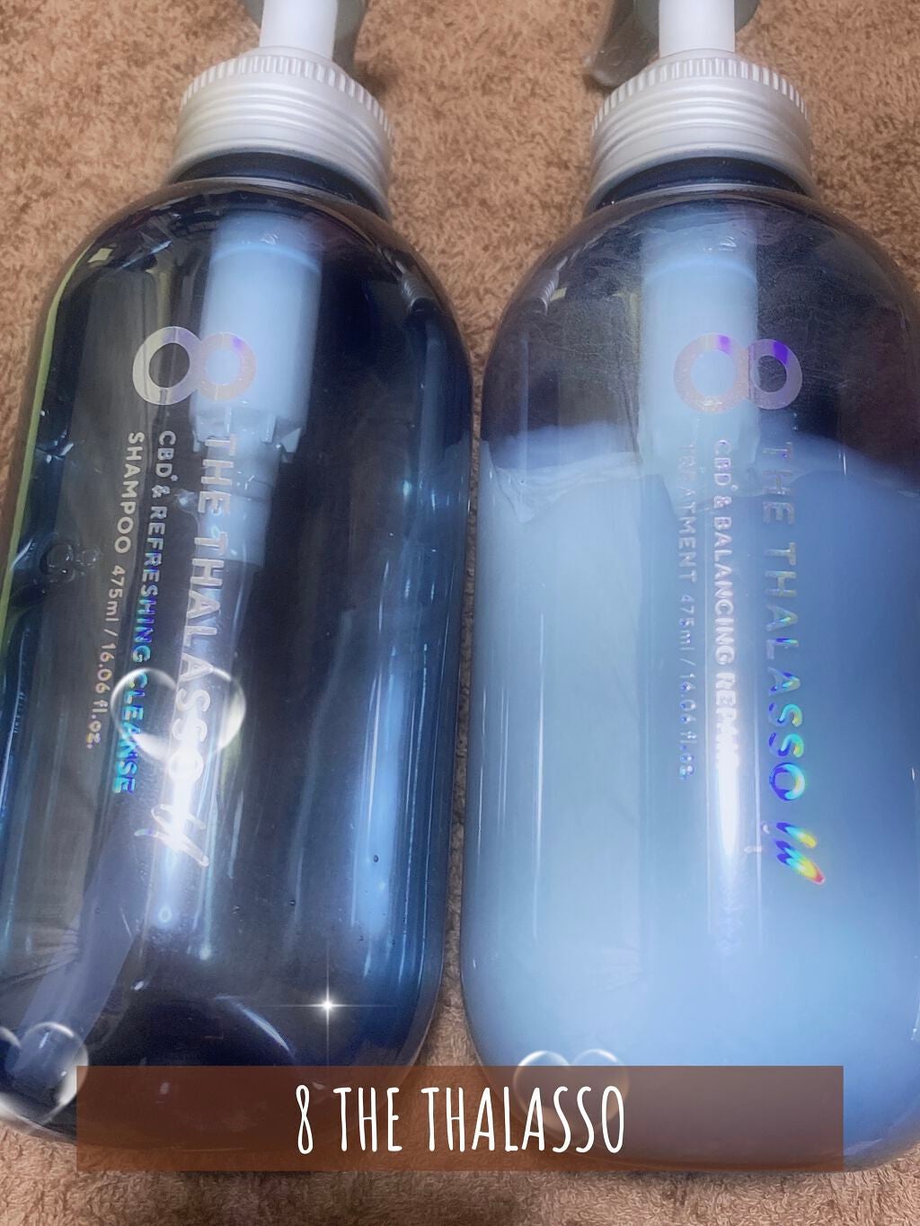 エイトザタラソ ユー CBD&リフレッシング クレンズ 美容液シャンプー/CBD&バランシング ダメージリペア 美容液ヘアトリートメント/エイトザタラソ/市販シャンプーを使ったクチコミ(1枚目)