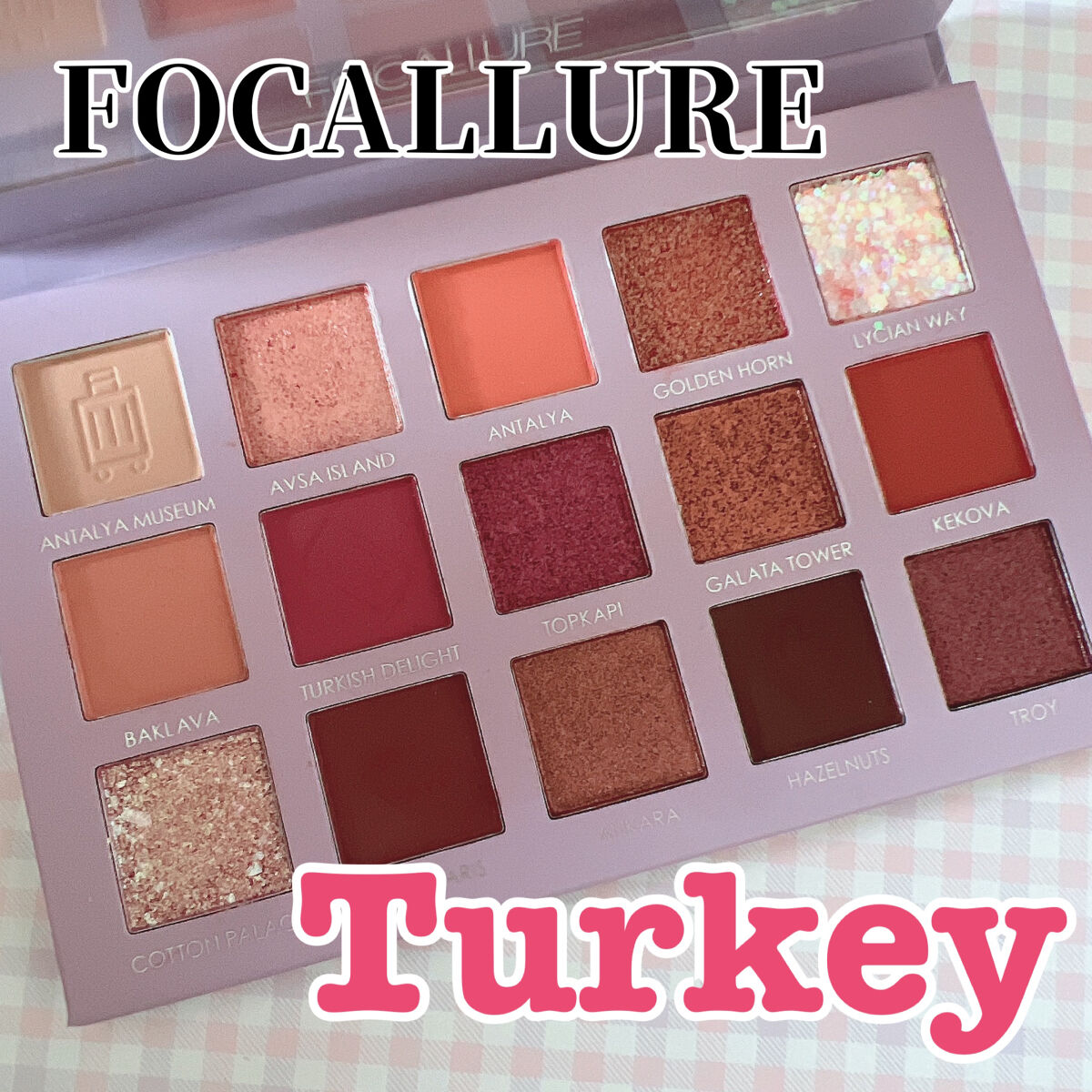 GO TRAVEL 15色アイシャドウパレット/FOCALLURE/アイシャドウパレットを使ったクチコミ（2枚目）