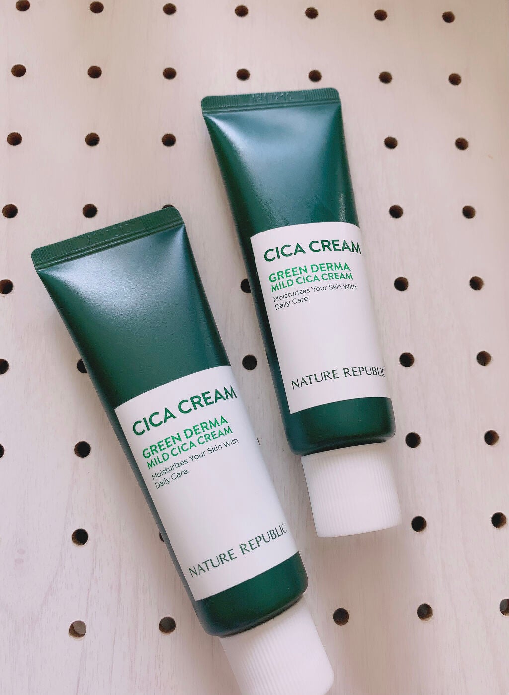グリーン ダーマ マイルド クリーム/ネイチャーリパブリック/フェイスクリームを使ったクチコミ(3枚目)