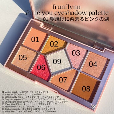 シャインユー アイシャドウパレット/frunflynn/アイシャドウパレットを使ったクチコミ（2枚目）